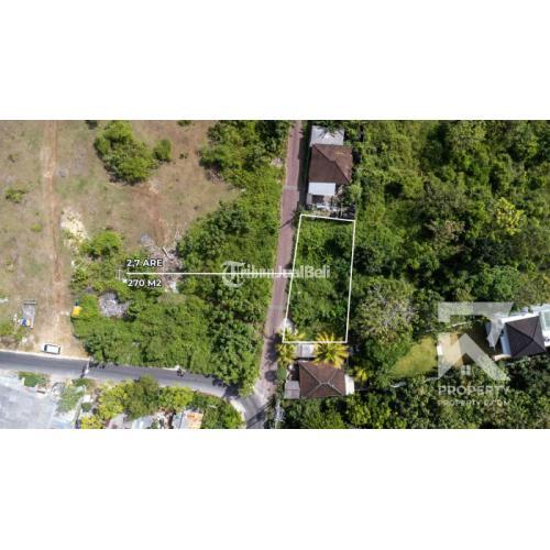 Dijual Tanah 270m2 Freehold in Ungasan Kuta Selatan Bali - Badung