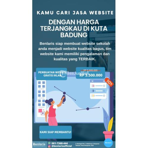 Jasa Website Sekolah dengan Harga Terjangkau di Dekat Kuta - Denpasar