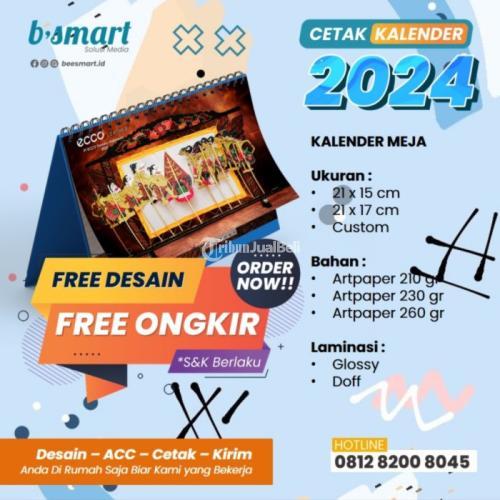 JASA CETAK CUSTOM KALENDER 2024 DI SURABAYA SIAP KIRIM KE SELURUH INDONESIA