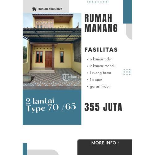 Rumah Murah Baru Manang Gentan Solo 2 Lantai