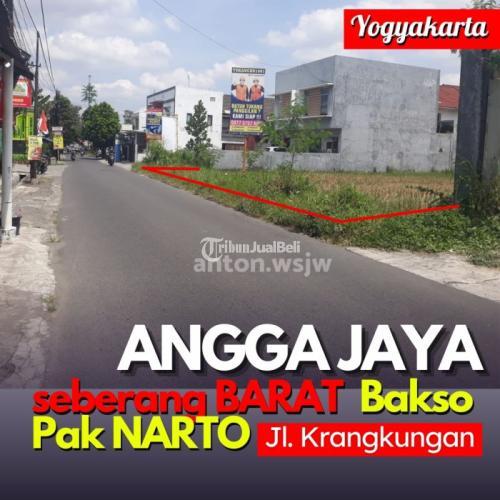 Dijual Tanah Jogja Angga Jaya Depan Bakso Pak Narto Lt 1892 m² Lb 25 m. SHM - Sleman