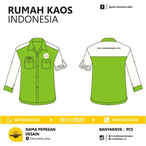 HARGA PABRIK!! KEMEJA LAPANGAN JAKARTA BORDIR CUSTOM