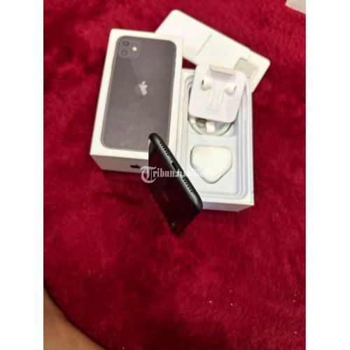 HP Apple iPhone 11 Second Black 128GB Mulus Lengkap IMEI Terdaftar Siap Reset - Jakarta Selatan