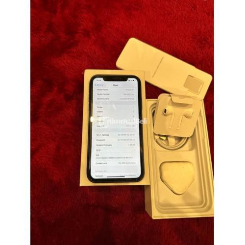 HP Apple iPhone 11 Second Black 128GB Mulus Lengkap IMEI Terdaftar Siap Reset - Jakarta Selatan