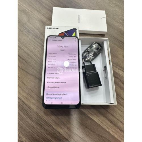 HP Samsung A50s Bekas Warna Black RAM 6/128GB SEIN Lengkap Normal - Jakarta Selatan