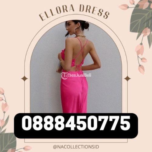 Tampil Memukau dengan NACO - ELLORA DRESS // Satin Midi Dress!