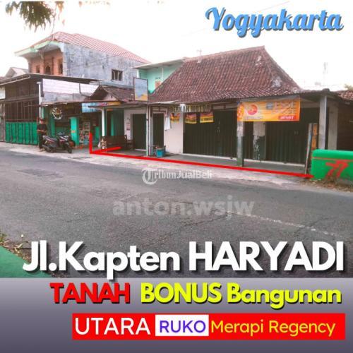 Tanah Tepi Jalan Luas 364m2 di Kapten Haryadi Depan Ruko Merapi - Jogja
