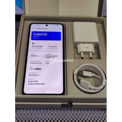 HP OPPO Find N2 Flip RAM 8/256GB Bekas Fullset Original Bisa Rekber - Solo