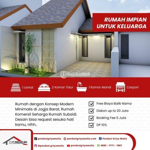 Rumah Minimalis di Jogja Harga 100 Jutaan Non Subsidi