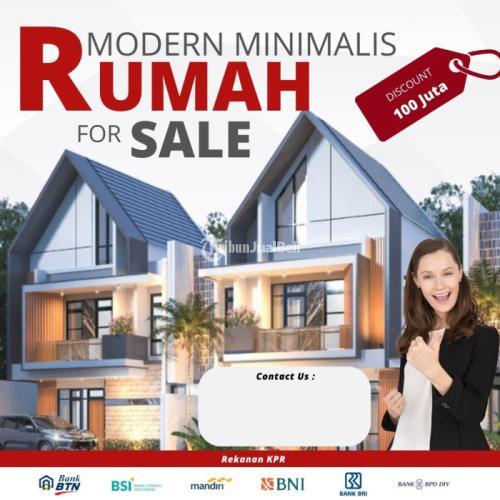 Rumah Modern Minimalis di Jogja dekat Ambarukmo Plaza Diskon 100 Juta