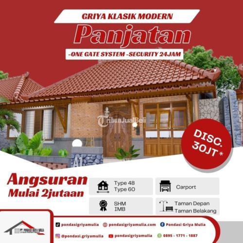 Rumah Etnik Jawa Modern di Jogja, Diskon 30 Juta