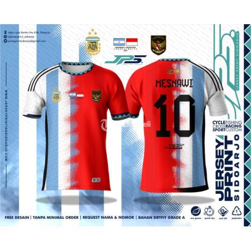 Bisa Custom Satuan! JPS Jersey Konveksi Kaos Jersey Timnas Balikpapan Samarinda