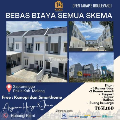 Jual Rumah Tipe 65/70 Naufal Regency dekat Exit Tol Pakis - Malang