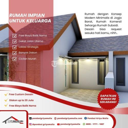 Rumah Komersil Harga Subsidi Jogja dekat Bandara YIA Kulon Progo Diskon 20 Juta
