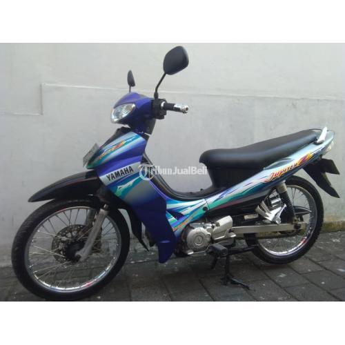 Motor Yamaha Jupiter Z 2004 Biru Bekas Surat Lengkap Terawat di