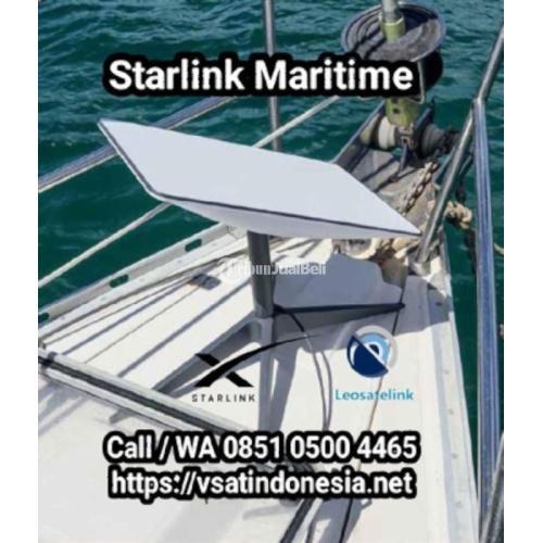 Instalasi dan Aktivasi Internet Satelit Starlink Maritime di Indonesia by Leosatelink