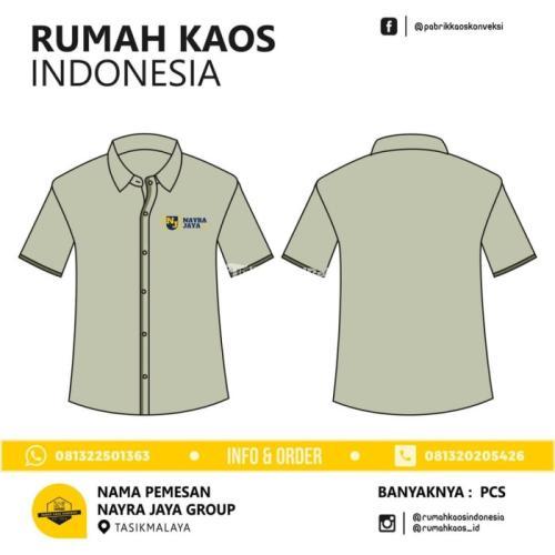 KONVEKSI!! SERAGAM KEMEJA BANDUNG LENGAN PENDEK