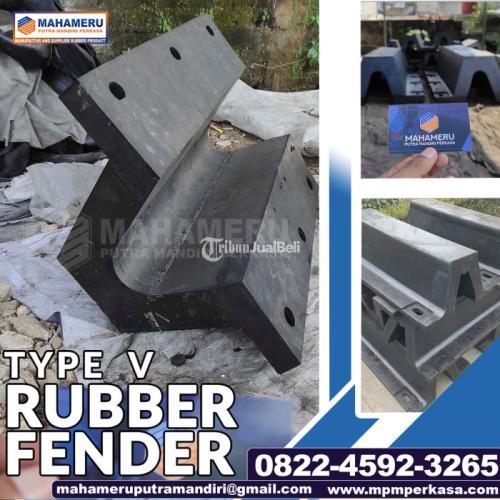 Produsen Rubber Fender tipe V 500 H - 1500 L di Medan Termurah Include Angkur Baut