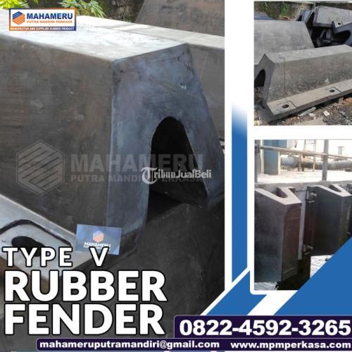 Produsen Rubber Fender tipe V 250 H - 2000 L di Tarakan Termurah Include Angkur Baut