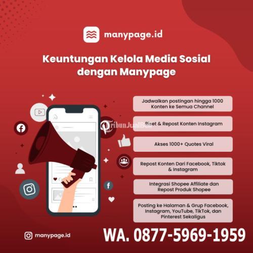 Aplikasi Automatis Kelola Sosial Media (Marketplace, Tiktok, Facebook ...