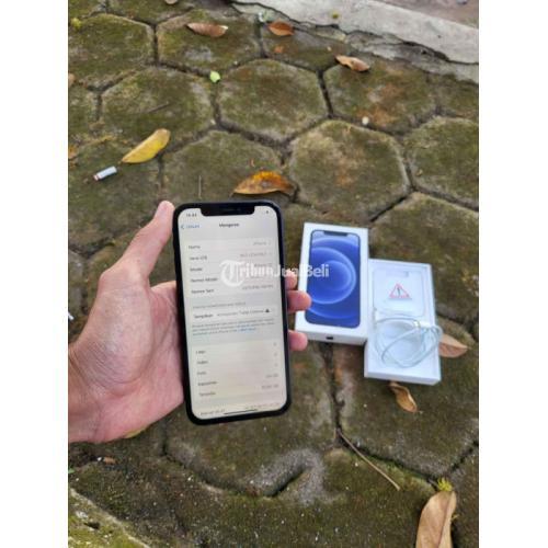 HP Apple iPhone 12 Bekas Garansi Resmi iBox 64GB Fullset Normal - Sleman