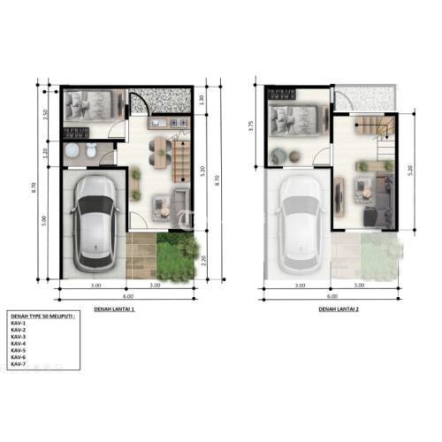 Rumah 2 lantai harga 1 lantai di malang