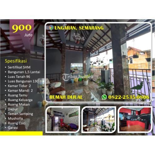 Jual Rumah Murah 2 Lantai Bekas Luas 130 m2 Dekat Terminal dan Alun2 Ungaran - Semarang Jawa Tengah
