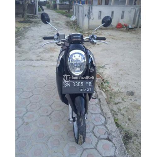 Motor Bekas Honda Scoopy Tahun 2017 Warna Hitam Siap Pakai Surat Lengkap - Pangkal Pinang