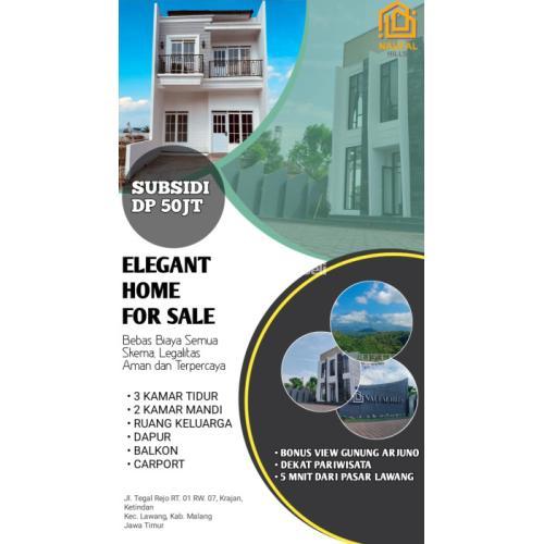 REKOMENDASI HUNIAN BERKONSEP VILLA DI LAWANG-MALANG, SUBSIDI DP 50JT