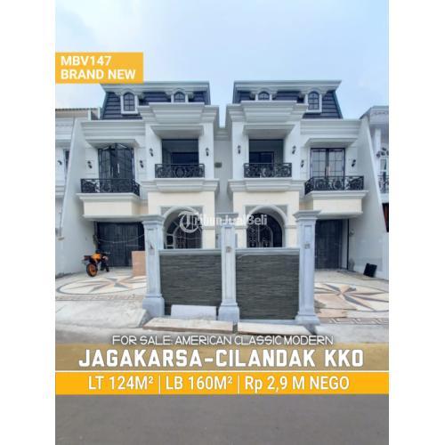 Rumah Type American Classic Modern Selangkah Ke Cilandak KKO Dan Ragunan Jagakarsa Jakarta Selatan