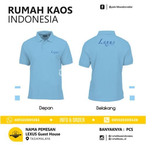 Polo Shirt Harga Pabrik Bordir Lengan Panjang/Pendek - Tegal