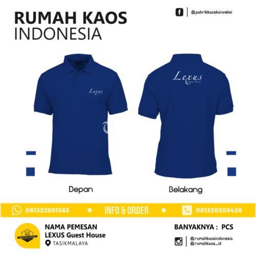 Polo Shirt Harga Pabrik Bordir Lengan Panjang/Pendek - Tegal