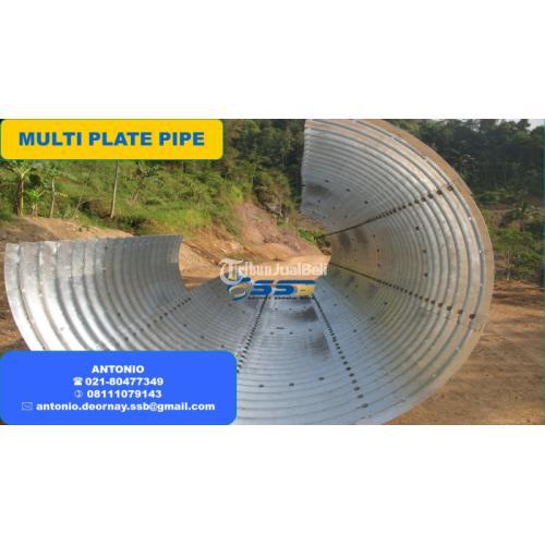 Armco Corrugated Steel Pipe Pipa Baja Bergelombang GorongGorong Baja Guardrail  Bandar Lampung