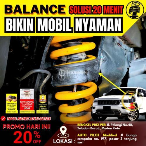 Damper Balance untuk stabilkan mobil yang oleng dan limbung, bersertifikat UGM ready di Medan