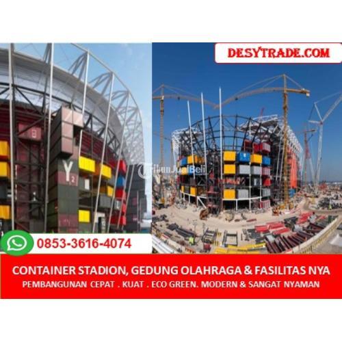 Gedung Olahraga dari Container & Fasilitas Lengkap