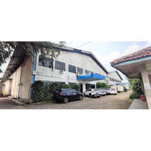 Dijual Gudang Pabrik Strategis Luas 15000m2 LB 5400m2 Menghadap ke Barat di Wanasari Cibitung - Bekasi