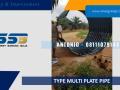 Armco Corrugated Steel Pipe Pipa Baja Bergelombang GorongGorong Baja Guardrail Blangpidie  Aceh Barat Daya