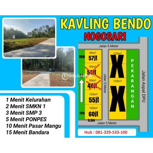 Tanah Kavling Murah Bendo Nogosari Boyolali Utara Bandara Adi Sumarmo