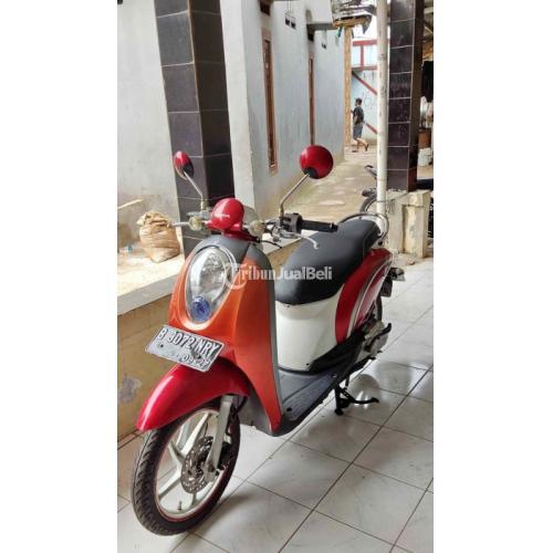 Motor Honda Scoopy 2011 Warna Merah Bekas Kelistrikan Normal - Jakarta Selatan