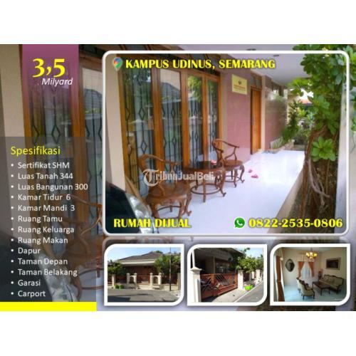 Dijual Rumah Mewah Murah Dekat Kampus UDINUS LT344 LB344 3KM 6KT SHM - Semarang Jawa Tengah