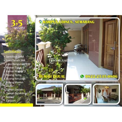 Dijual Rumah Mewah Murah Dekat Kampus UDINUS LT344 LB344 3KM 6KT SHM - Semarang Jawa Tengah