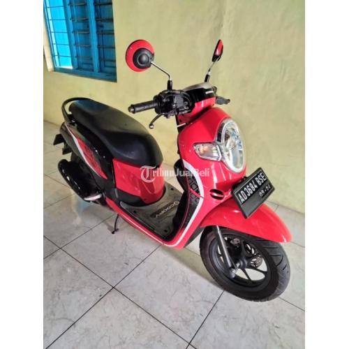 Motor Honda Scoopy Bekas Tahun 2019 Siap Pakai Warna Merah Harga Nego ...