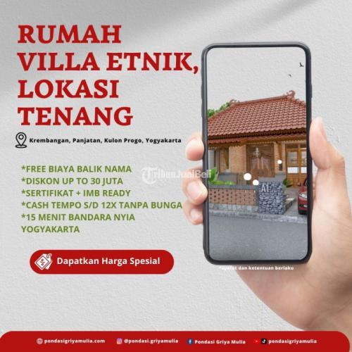 RUMAH VILLA ETNIK DI JOGJA