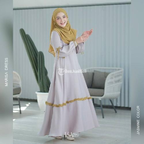 Distributor Baju Gamis Sarimbit Terbaru Isa Hijab Blitar Jatim