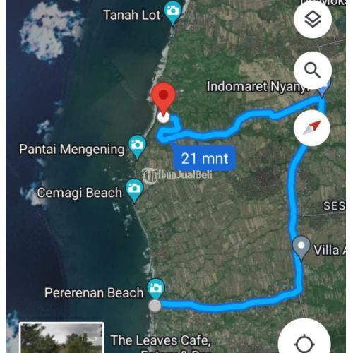 Tanah Pantai nyanyi LT3600 Harga Terjangkau Siap Bangun Tabanan