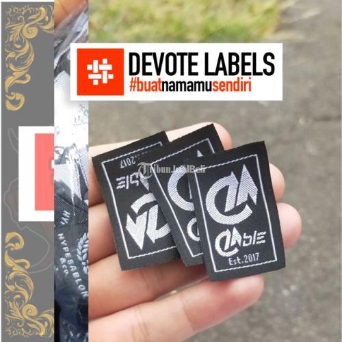 Pelayanan Cetak Label Baju Woven Damask Ngawi Terbaik