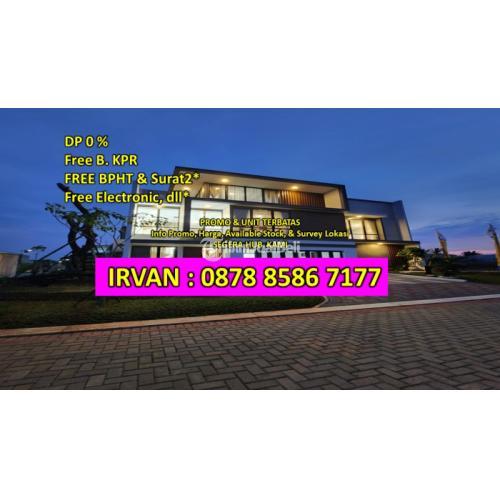 Promo Price List Rumah Cluster Terbaru Cluster Atherton Kota Wisata Cibubur