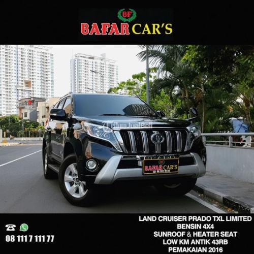 Toyota Land Cruiser Prado TXL Limited Pemakaian 2016 - Jakarta Utara
