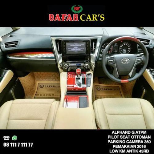 Toyota Alphard G ATPM Pemakaian 2016 Low Odo Km 40rban - Jakarta Utara