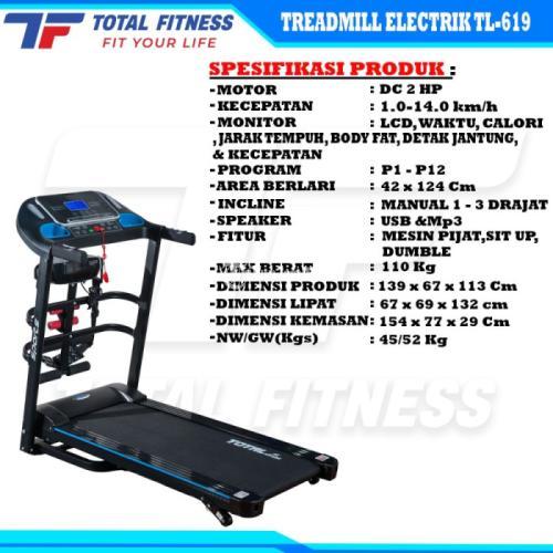Treadmill Elektrik TL 619
